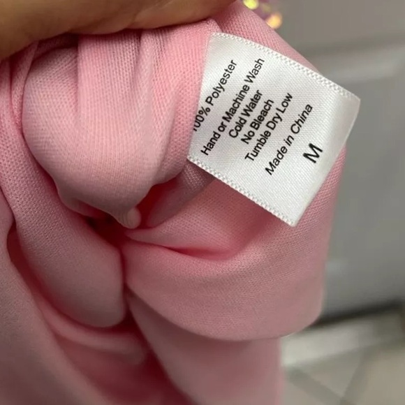 NWOT Lucy In The Sky Iridescent Pink Dress - Picture 12 of 14